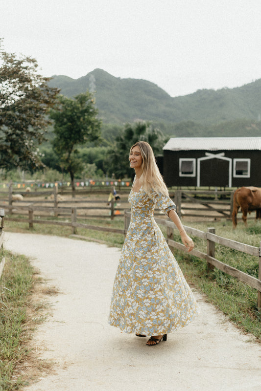 Bicolo-Vestido Maxi Nature