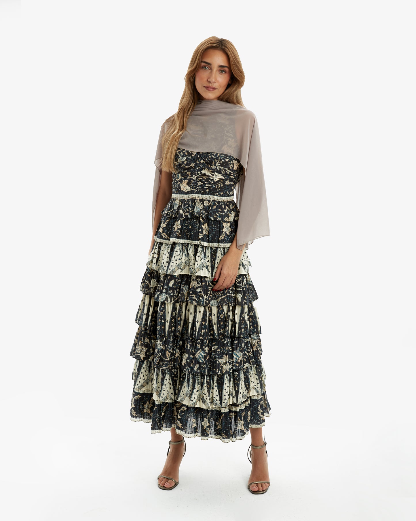 Ulla Johnson-Vestido Midi Luna