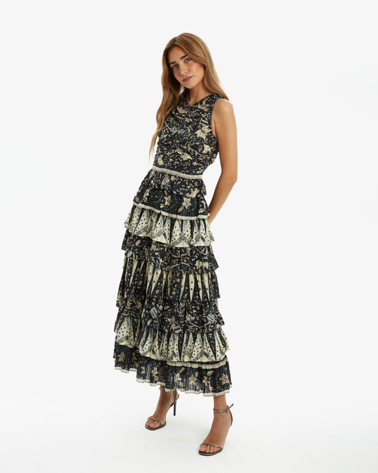 Ulla Johnson-Vestido Midi Luna