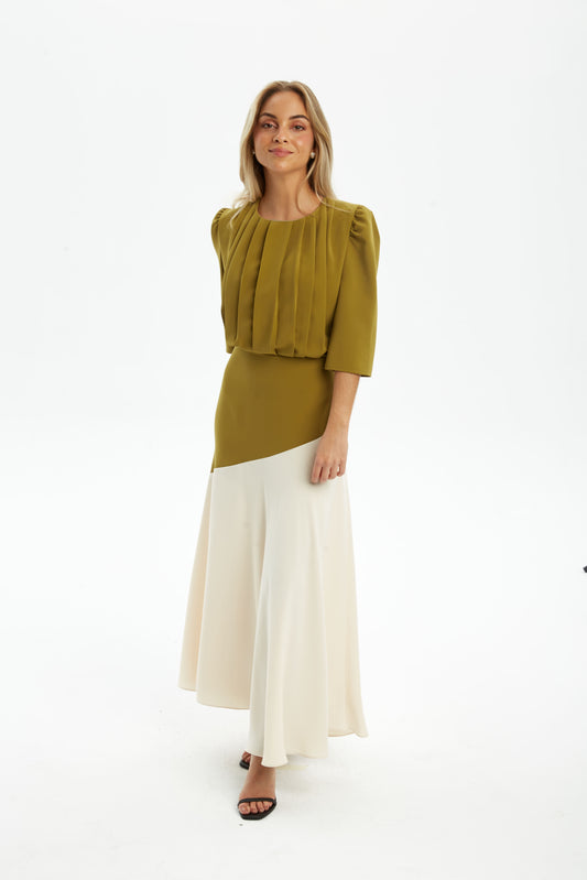 Coosy-Vestido Midi Oil